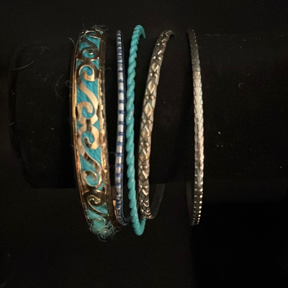 5 Stackable Bangle Bracelets